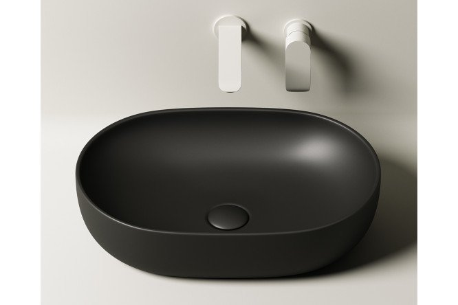 Умывальник накладной CERAMICANOVA Element CN6047MB 60х13.5х41.5 см