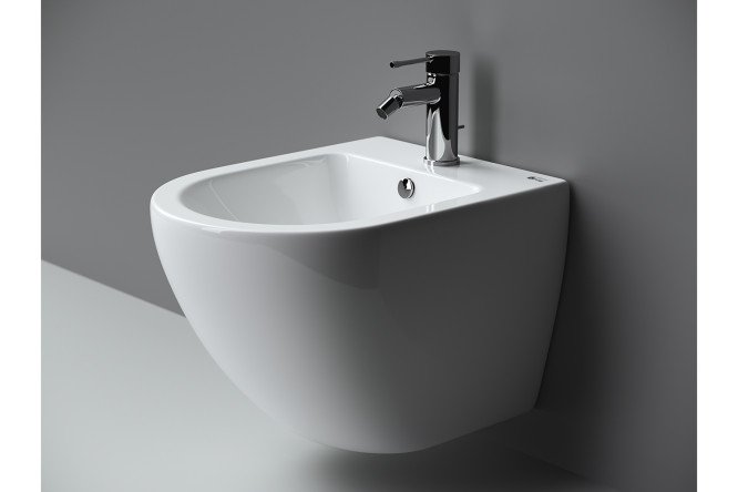 Биде подвесное CERAMICANOVA Metropol Rimless CN4003 37х32.5х17.2 см