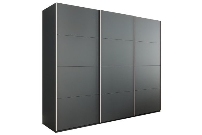 Изображение товара Шкаф-купе 3-дверный Comet 270x240x66 см, серый диамант