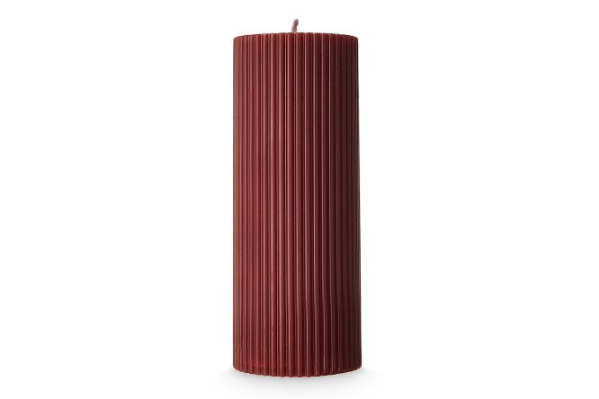 Изображение товара Свеча HOFF Ribbed 15 см, 1 шт.