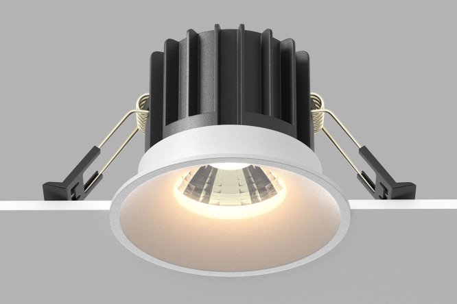 Светильник встраиваемый MAYTONI Downlight Round 8x6x8 см, LED