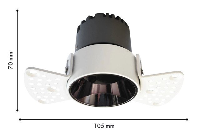 Светильник врезной LED FAVOURITE Mortise 10.6x7x10.6 см, LED