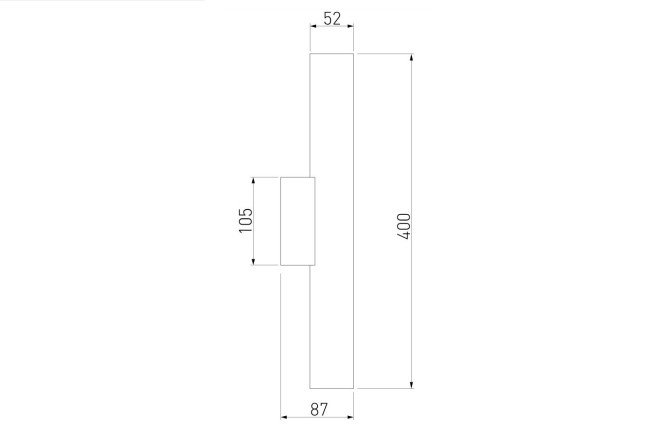 Светильник настенный ELEKTROSTANDARD Langer 1 кв.м, LED