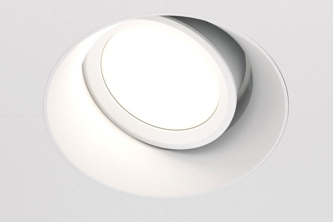 Светильник встраиваемый MAYTONI Downlight Dot 9x4x9 см, GU10