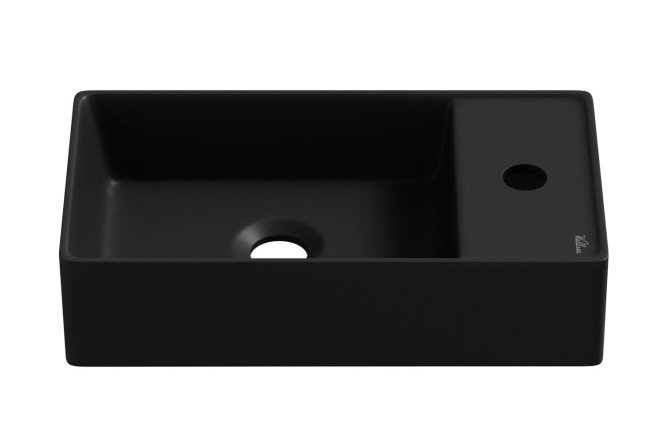 Изображение товара Раковина накладная WC Area 321805000 правая 41х10х23 см черный матовый