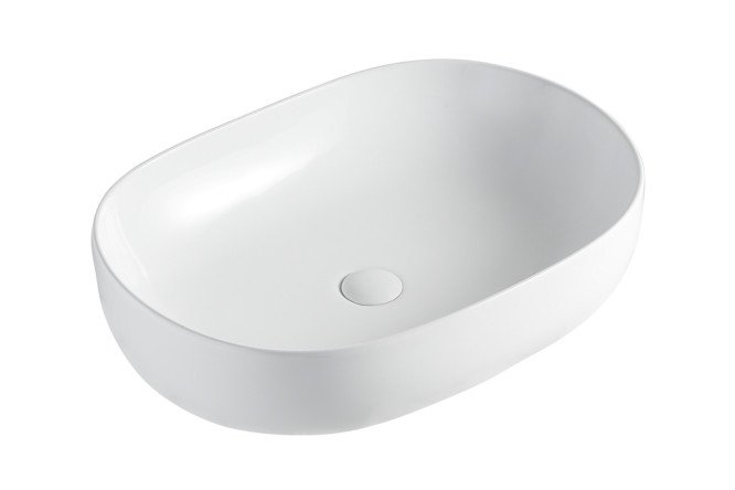 Изображение товара Раковина накладная ORANGE B08-600W Накладная, 60х14.7х42 см