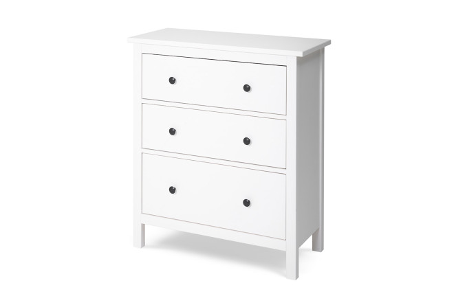 Изображение товара Стильный комод с 3 ящиками Эванс из массива сосны