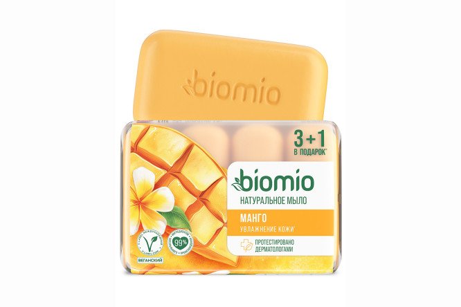 Изображение товара Натуральное мыло BioMio Bio-soap superfood с баттером