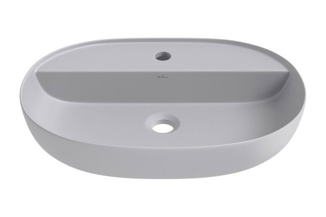 Изображение товара Накладная раковина Chic Riviera 326821000 60х13.5х40 см серый матовый