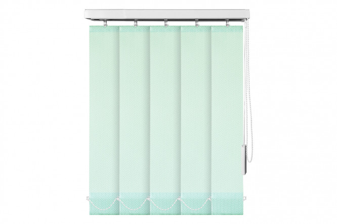 Изображение товара Жалюзи вертикальные УЮТ Магнолия 120х180 см, цвет салатовый