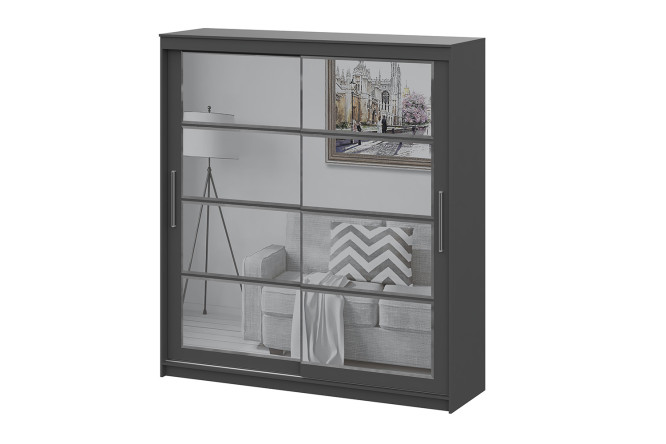 Изображение товара Шкаф-купе Макс ШКП 3 с зеркальными дверями