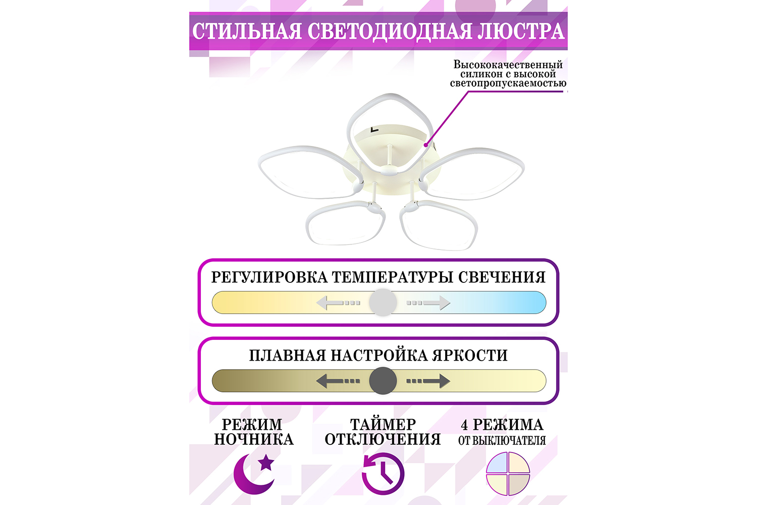 фото Люстра smart led lamps natali kovaltseva