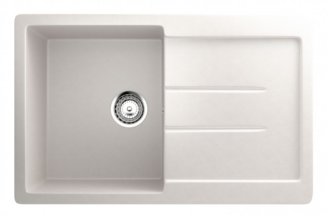 Изображение товара Мойка с крылом ULGRAN U-507 77x49.5x19 см искусственный мрамор