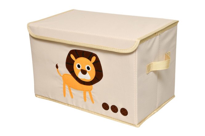 Изображение товара Короб с крышкой для хранения вещей Лев 38x26x26 см