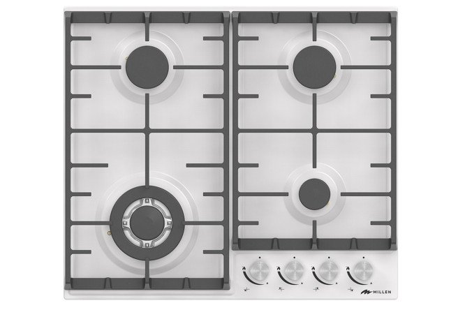 Изображение товара Газовая варочная панель MILLEN Mgh 602 wh 58 см с 4 зонами нагрева