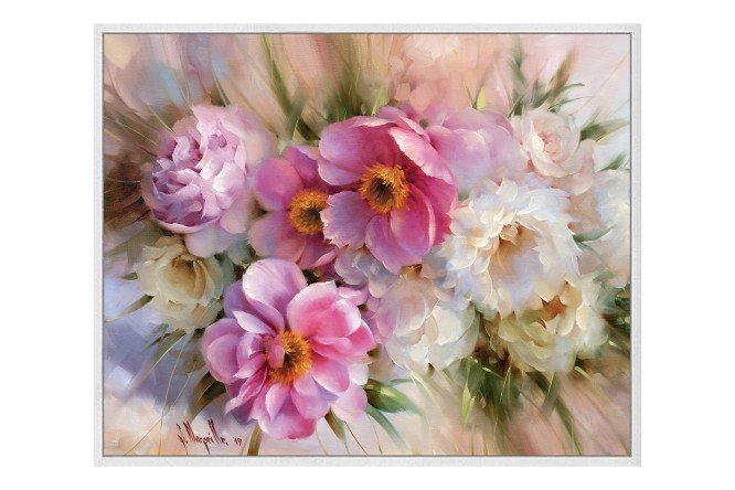 Изображение товара Репродукция в раме Нежный букет 43х53 см