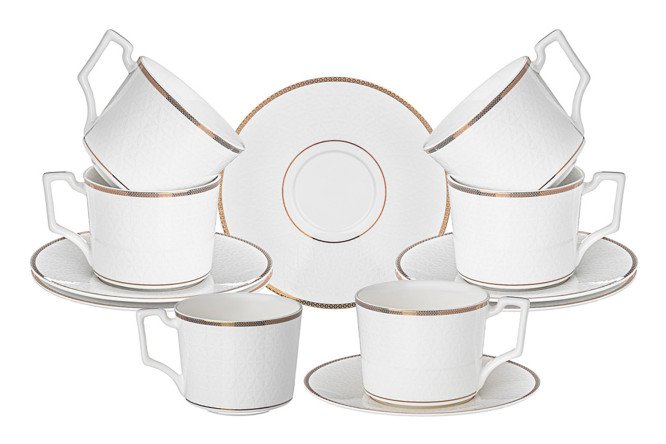 Изображение товара Чайный набор Lefard Opera 6 перс., 12 предм., Фарфор