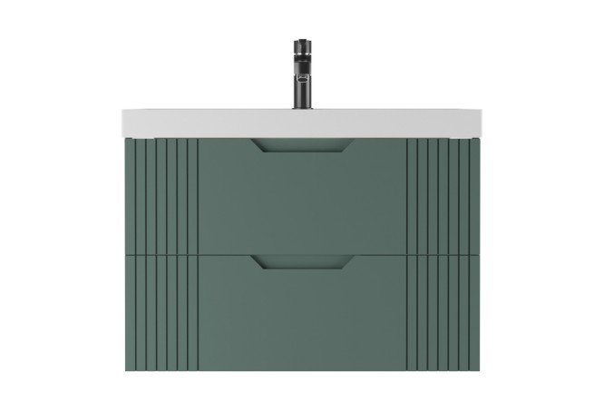 Тумба подвесная Домино Garden 80 В2 DG2505T 79 см, цвет каркаса зелёный, фасада зелёный