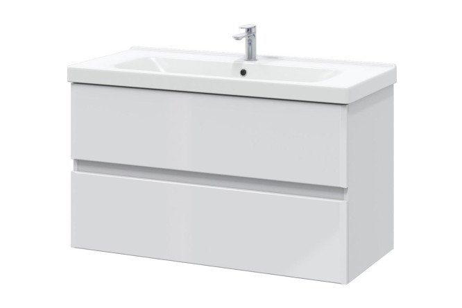 Изображение товара Тумба подвесная Sanstar Велья 101 см, цвет каркаса белый, фасада белый