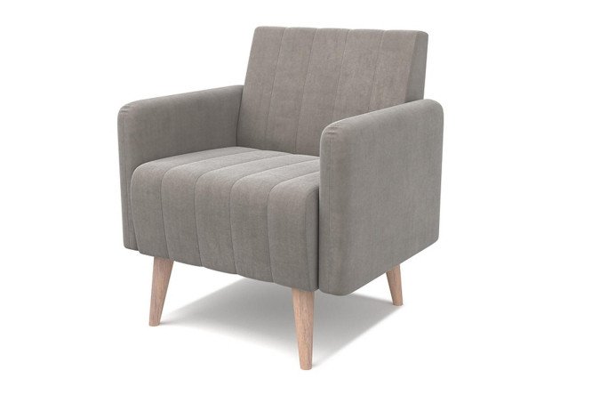 Изображение товара Комфортное кресло Норман 2 из велюра с современным дизайном