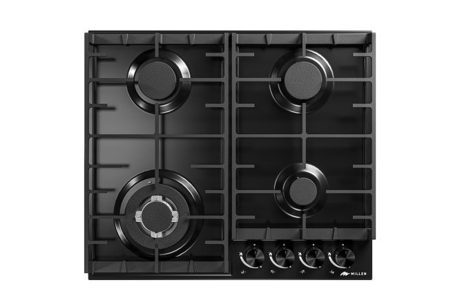 Изображение товара Газовая панель MILLEN MGH 602 BL 58 см с 4 зонами нагрева