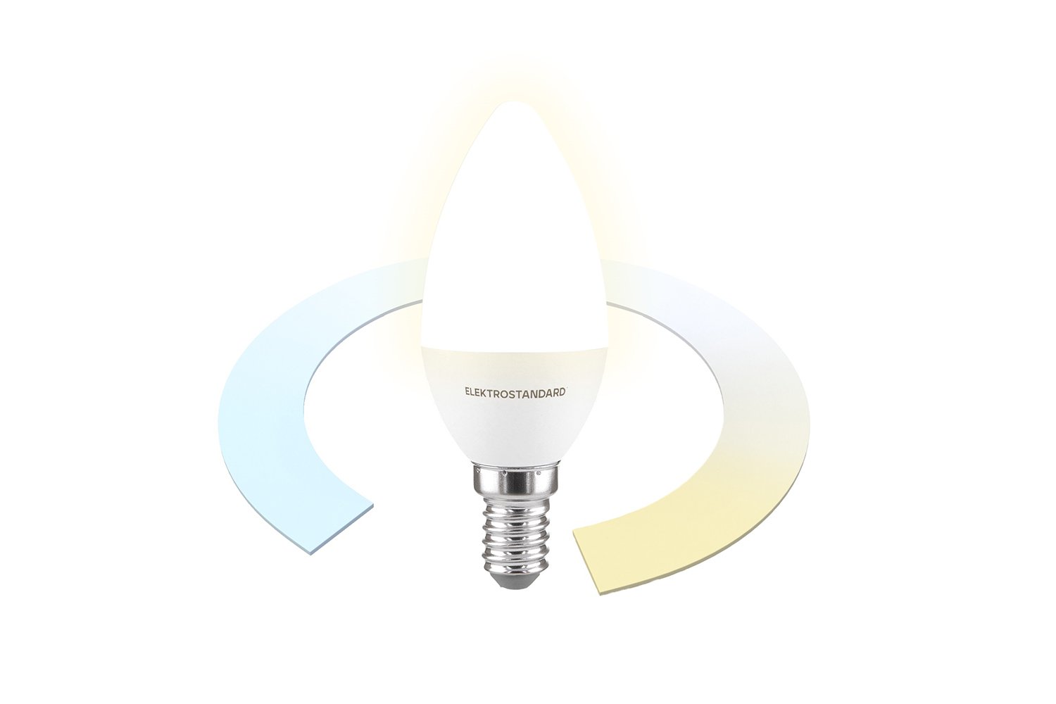 Лампа светодиодная ELEKTROSTANDARD Smart E14, 5W, Свеча