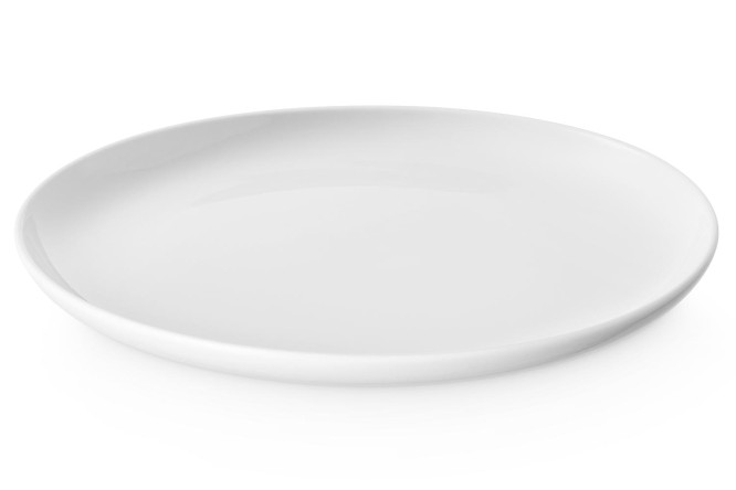 Изображение товара Десертная тарелка Simple из фарфора белая 15 см