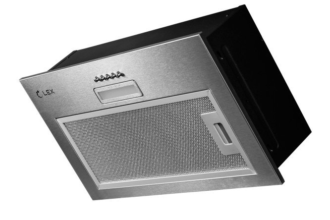Изображение товара Вытяжка LEX GS Bloc Light 600 Inox из нержавеющей стали 52.5х12.8х29.1 см