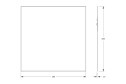 Зеркало настенное с фацетом EVOFORM Standard BY 0210 60х60 см