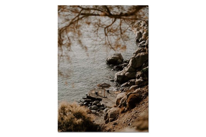 Изображение товара Постер Морской берег 50х70 см для интерьера и декора