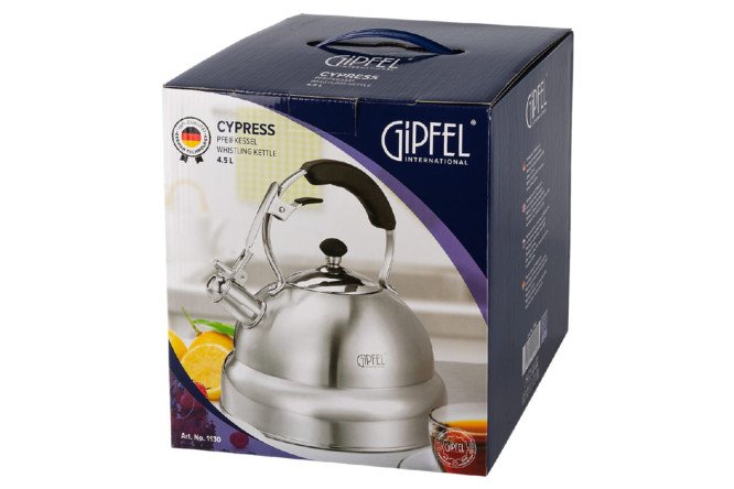 Чайник со свистком GIPFEL Cypress 4.5 л