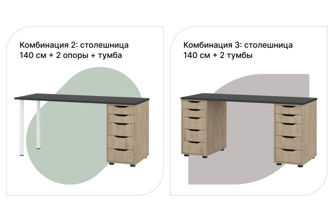 Столешница Alexys 140 см