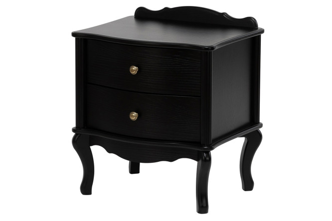 Изображение товара Тумба прикроватная Беатрис из шпонованного МДФ 49х57х40,5 см с ножками 20 см