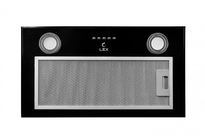 Изображение товара Вытяжка LEX GS BLOC P 600 BLACK цвет чёрный, 52х27х29 см