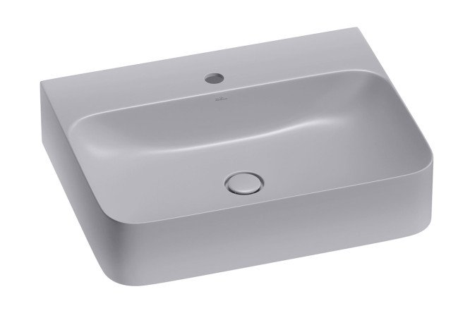 Изображение товара Раковина накладная Clermont 302611000 60х13,5х47 см фарфор серый матовый
