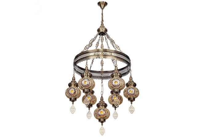 Изображение товара Люстра CITILUX Каир 21 кв.м., стильный светильник с цоколем E27 72x120x72 см