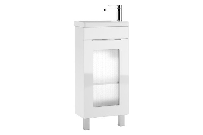 Изображение товара Тумба напольная Айсберг Кристалл Б/Я DA1805T 39.2 см