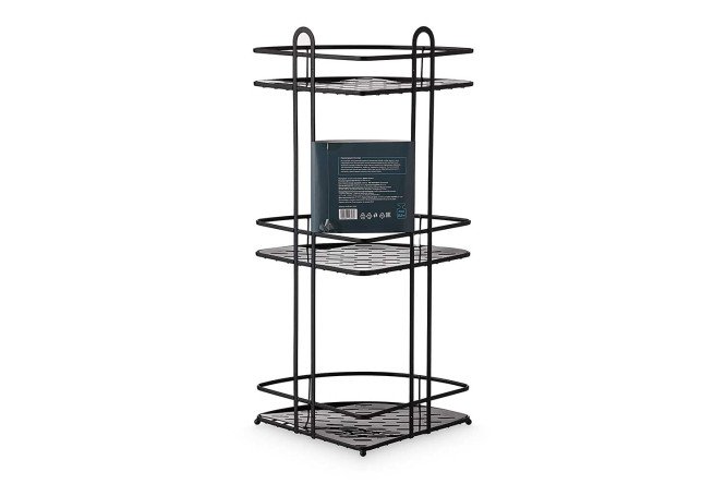 Полка угловая 3-ярусная BERKRAFT Practical ZC1117 27x69x27 см