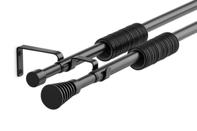 Карниз двухрядный HOFF Конус Скан раздвижной 120-210 см