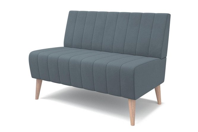 Изображение товара Диван Норман компактный серый стильный для гостиной и квартиры