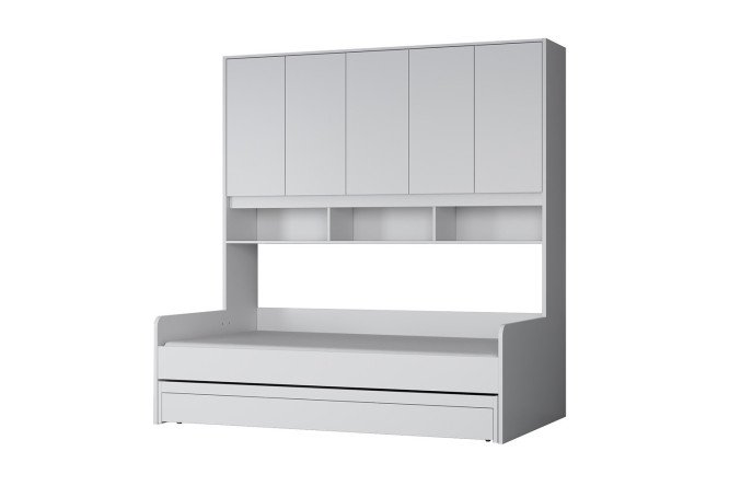 Изображение товара Кровать с антресолью Дельта Next 120х200 см цвет белый