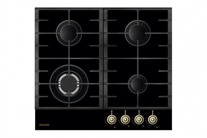 Изображение товара Газовая панель GRAUDE GSK 60.1 4 зоны нагрева закаленное стекло