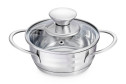 Кастрюля с крышкой REGENT Inox Bimbo Vitro 0.6 л