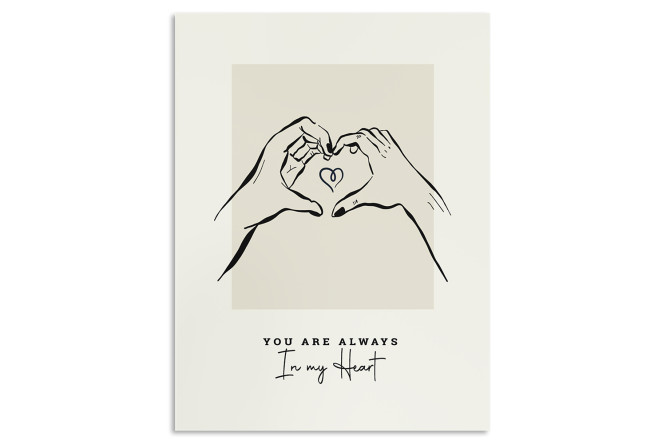 Изображение товара Постер на подложке Эскиз руки №2 30x40 см для интерьера