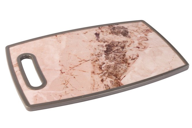 Изображение товара Разделочная доска Мрамор 23х1.1х37 см, 1 шт., Полипропилен