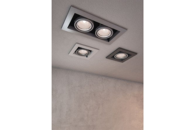 Светильник встраиваемый MAYTONI Downlight Metal Modern 12.6x7.8x12.6 см, GU10