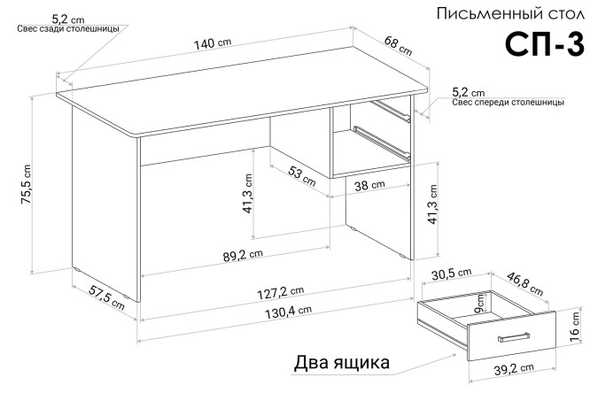 Как называется часть стола под столешницей