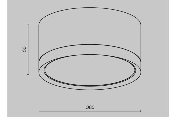 Фото 11 Светильник потолочный Ceiling & Wall Hoop 8.5x5x8.5 см, GX53