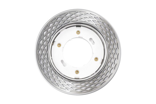 Светильник встраиваемый JAZZWAY MN21-Chrome PGX53d с подсветкой 12x2.5x12 см, GX53