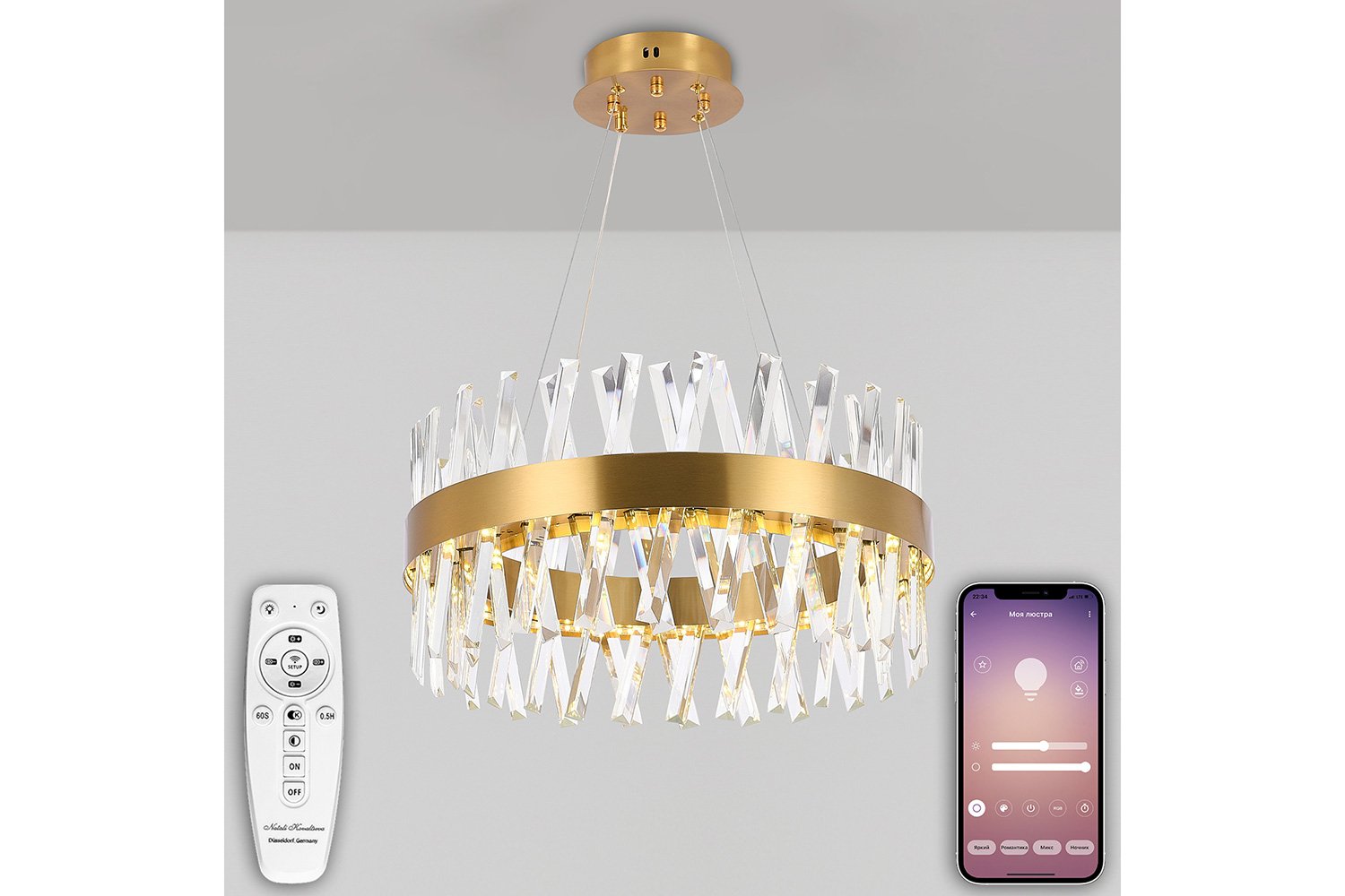 фото Люстра-нимб led lamps natali kovaltseva